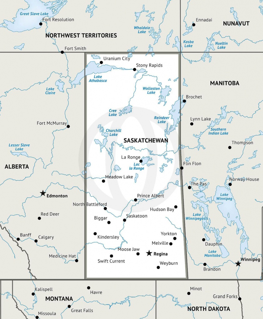 Map Of Saskatchewan Defined - Printable Map Of Saskatchewan