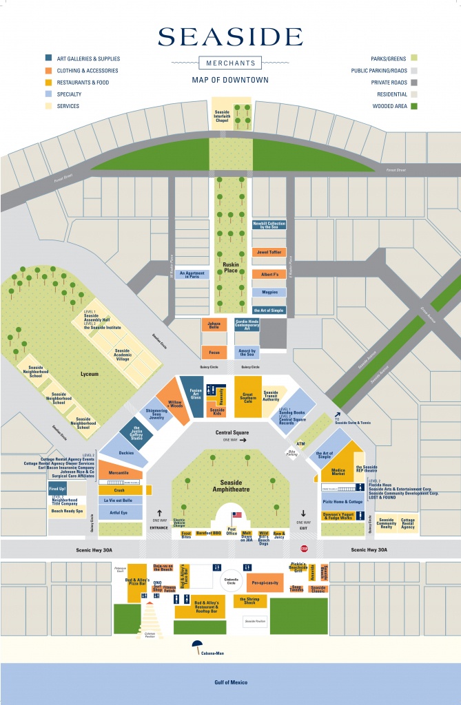 Map Of Seaside Florida | Map 2018 - Seaside Florida Map