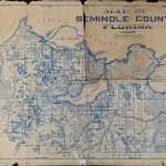 Map Of Seminole County, Florida, 1928 · Riches   Map Of Seminole County Florida