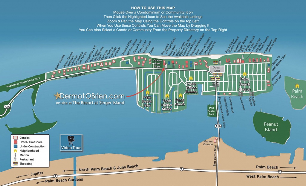 Map Of Singer Island Florida | Florida Map 2018 - Singer Island Florida Map