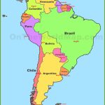 Map Of South America With Countries And Capitals | Color Psychology   Central America Map Quiz Printable