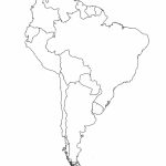 Map Of South American Countries | Occ Shoebox | South America Map   Printable Map Of South America