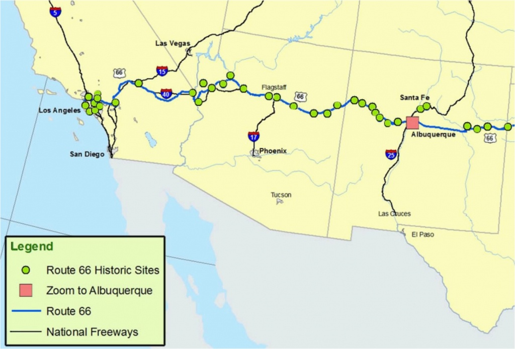 Map Of Southern California Freeway System Maps Of Route 66 Plan Your - Map Of Southern California Freeway System