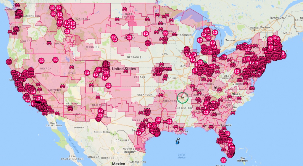 Map Of T-Mobile&amp;#039;s 700 Mhz Spectrum - Spectrum Gateway - T Mobile Coverage Map Texas