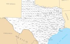 Road Map Of Texas Cities And Towns