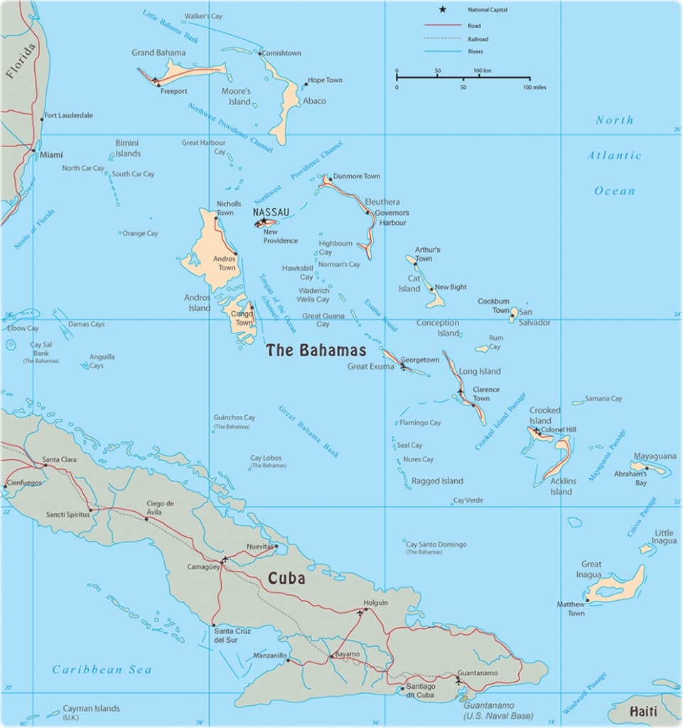 Map Of The Bahamas - Map Of Florida And Bahamas