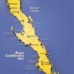 Map Of The Baja California Peninsula Of Mexico | Bajainsider   Map Of Baja California Mexico