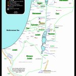 Map Of The Borders Of The Twelve Tribes Of Israel Joshua Divides The   Free Printable Map Of Israel