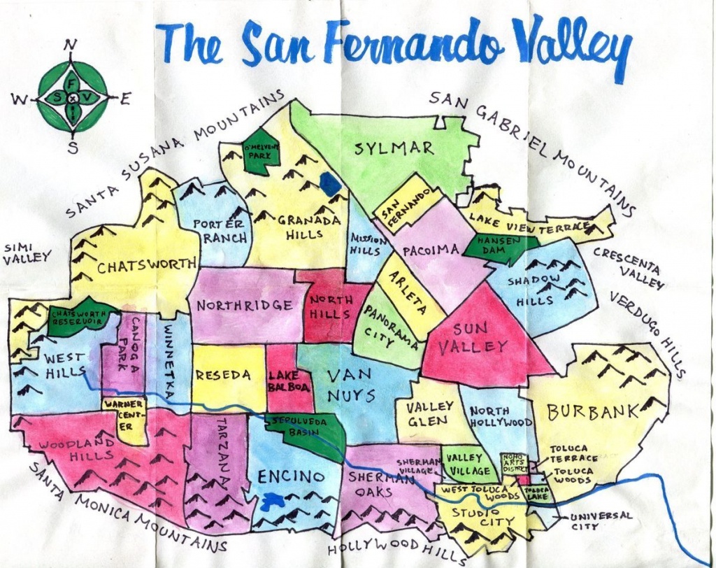 map of san fernando valley        <h3 class=