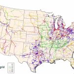 Map Of United States Of America Electricity Grid   United States Of   Texas Electric Grid Map