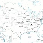 Map Of United States With Major Cities Labeled Significant Us In The   Printable Map Of Usa With Major Cities