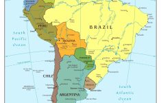 South America Physical Map Printable