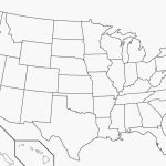 Map Of Usa Blank   Large Usa Map Printable