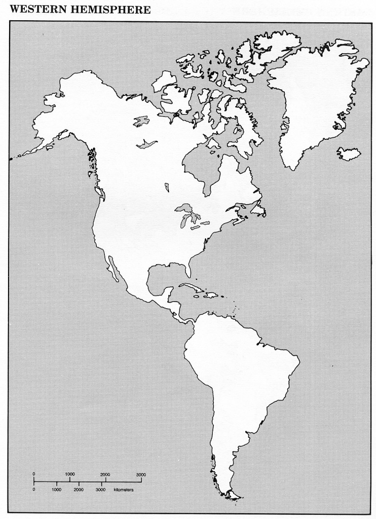 Map Of Western Hemisphere Blank The City Maps Printable Guvecurid - Hemisphere Maps Printable