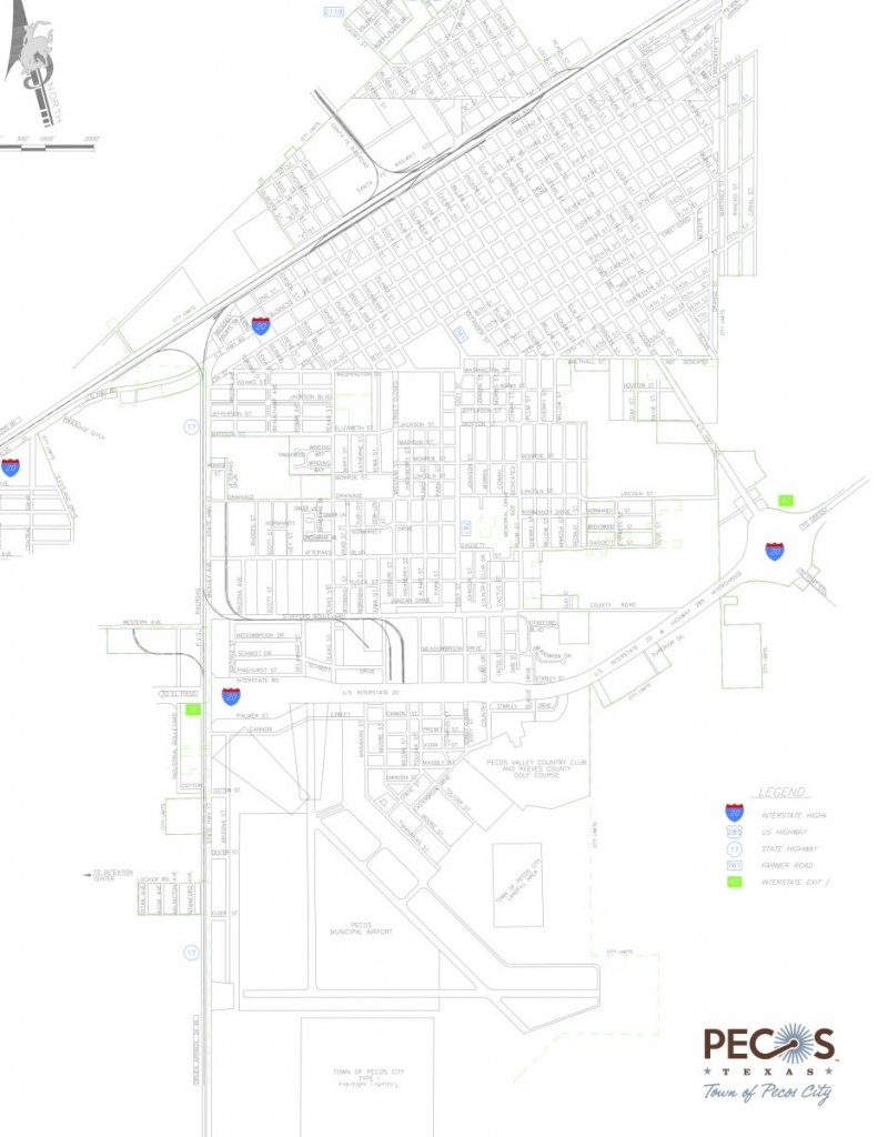 Map Room | Pecos, Tx Edc - Pecos Texas Map