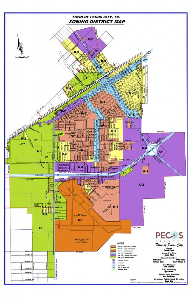 Map Room | Pecos, Tx Edc - Pecos Texas Map