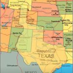Map Showing Current Usa With The Republic Of Texas Superimposed   Roma Texas Map