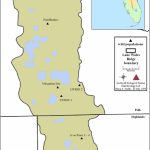 Map Showing The 14 Known Wild Populations Of Ziziphus Celata Along   Lake Wales Florida Map