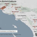 Map: Where Southern California's Massive Blazes Are Burning   Vox   Map Of Malibu California Area