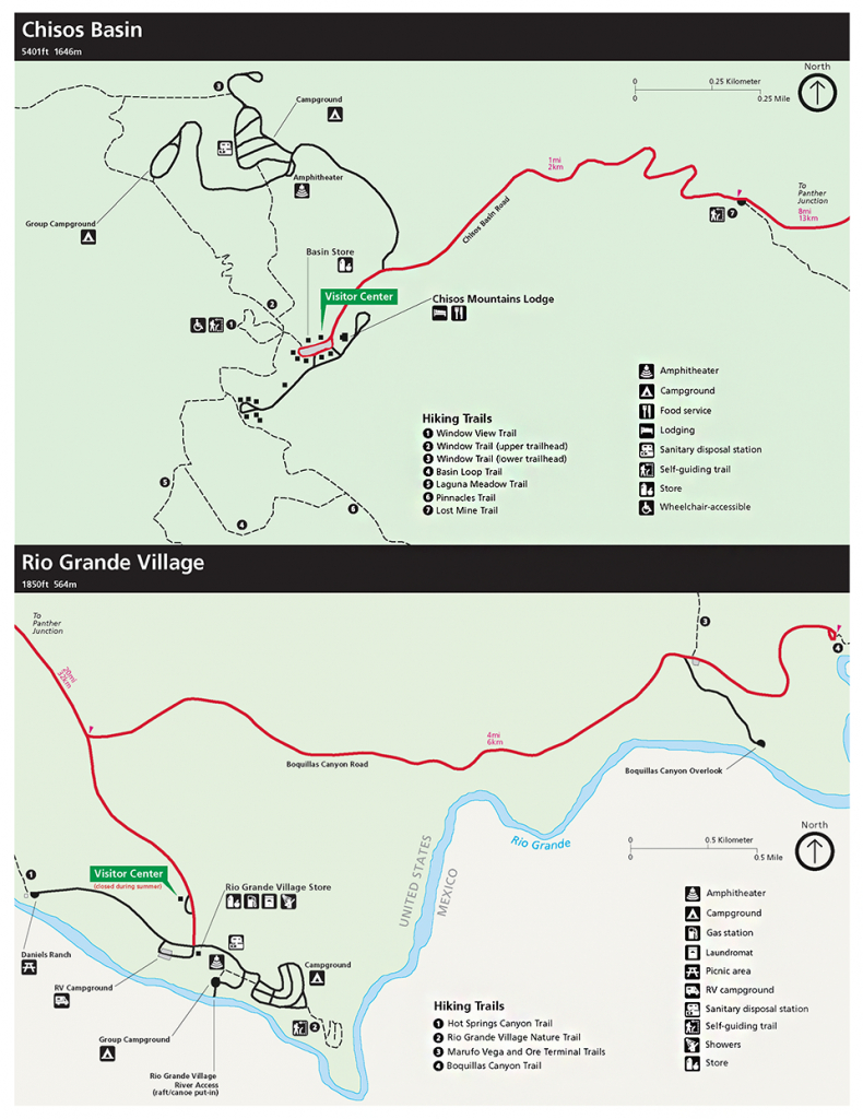 Maps - Big Bend National Park (U.s. National Park Service) - Map Of Big Bend Area Texas