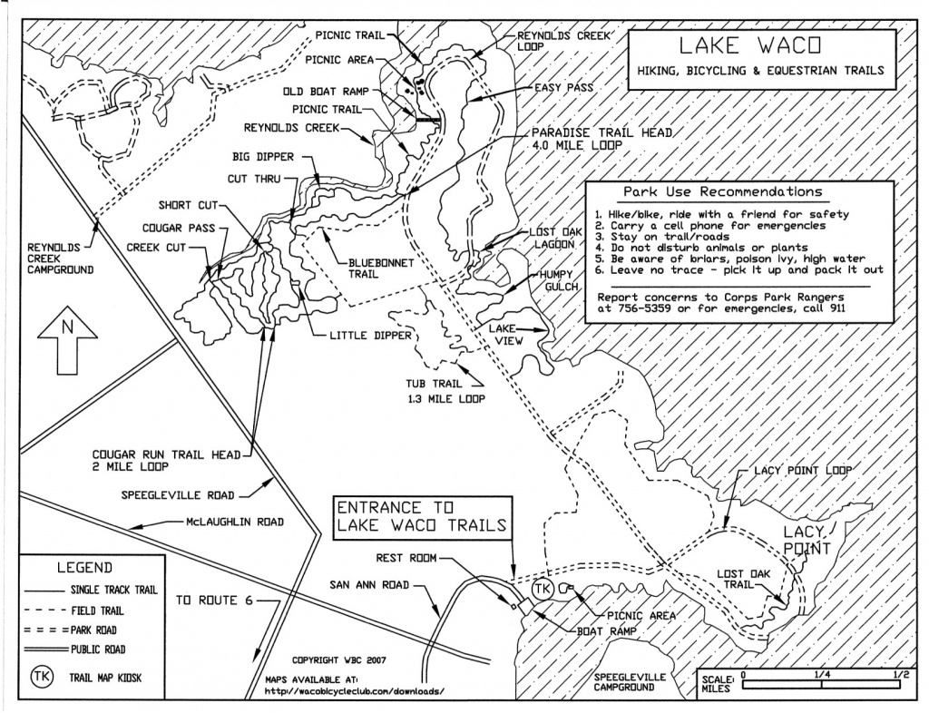 Maps - Corps Of Engineers Campgrounds Texas Map