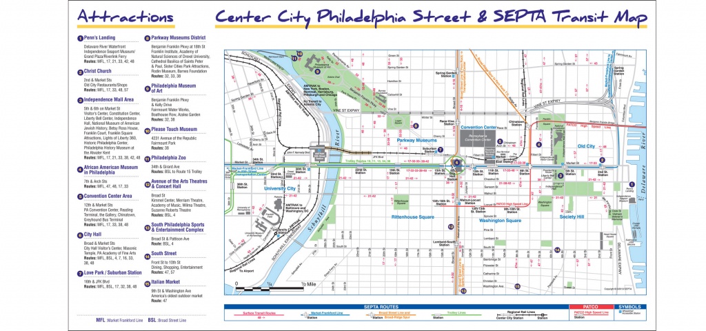 Maps &amp;amp; Directions - Philadelphia Street Map Printable