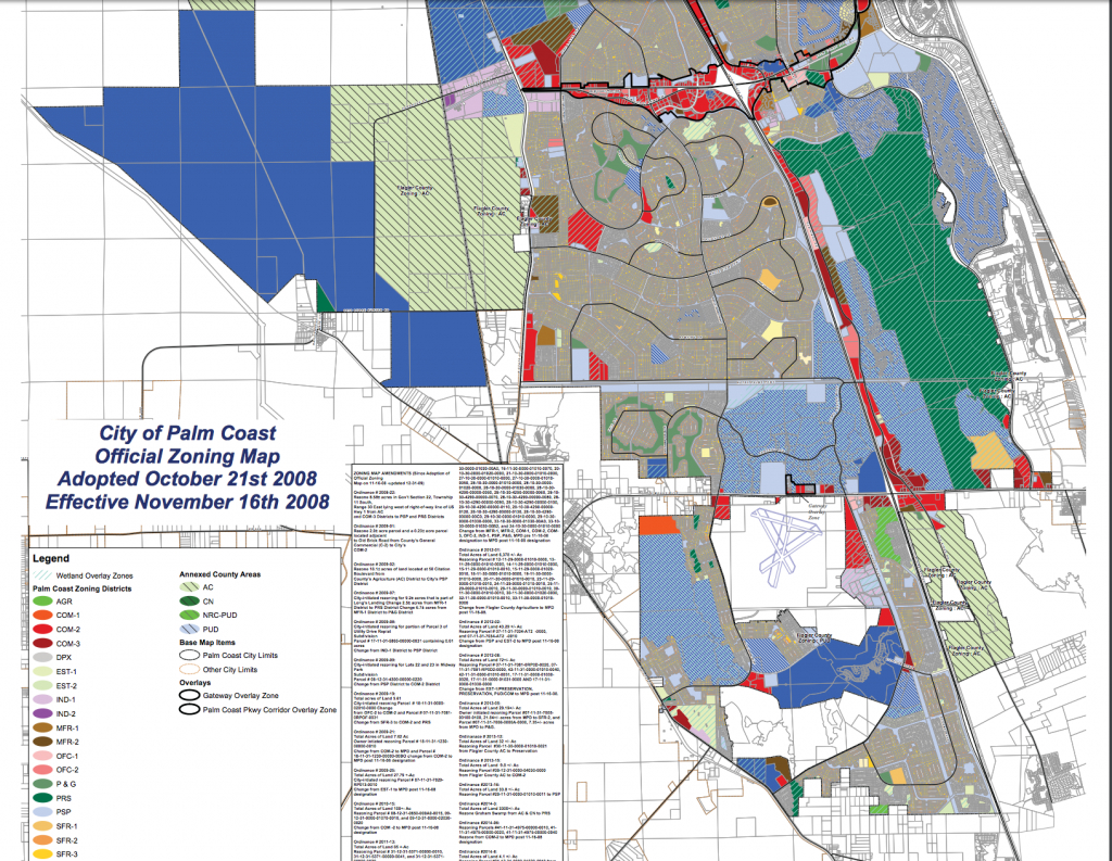 Maps - Flagler County - Map Of Palm Coast Florida Area