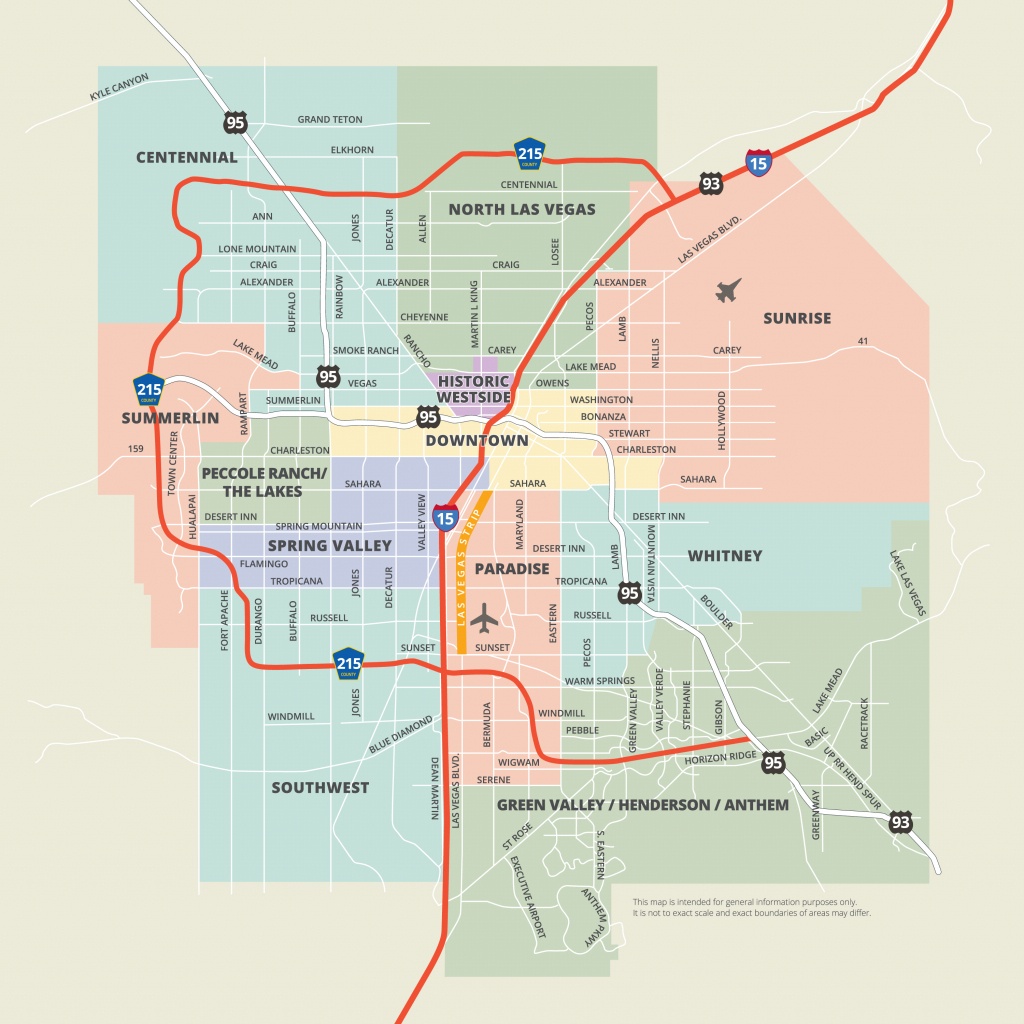 Las Vegas Printable Map Printable Maps