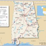 Maps Of Alabama State, Usa   Nations Online Project   Us Map Of Alabama And Florida