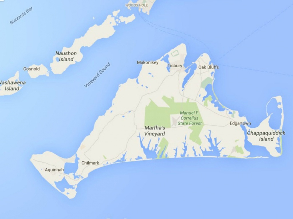 Maps Of Cape Cod Marthas Vineyard And Nantucket Marthas Vineyard Map Printable 