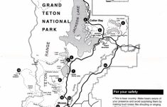 Maps Of Day Hikes Map, Grand Teton National Park, Wisconsin, United – Printable Map Of Grand Teton National Park