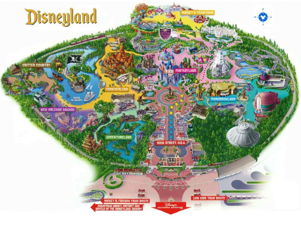 Maps Of Disneyland Resort In Anaheim, California - California Adventure Map 2017 Pdf