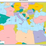 Maps Of Europe   Mediterranean Map Printable