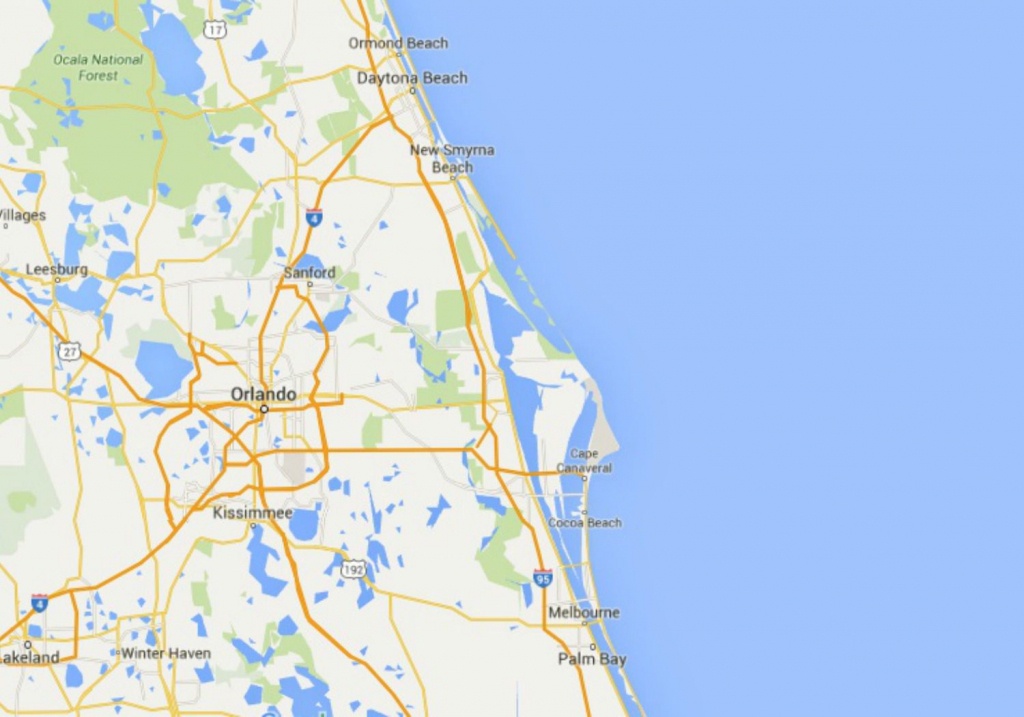 Maps Of Florida: Orlando, Tampa, Miami, Keys, And More - Google Maps South Beach Florida