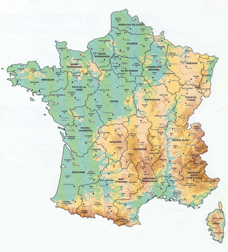 Maps Of France - Bonjourlafrance - Helpful Planning, French Adventure - Printable Map Of France
