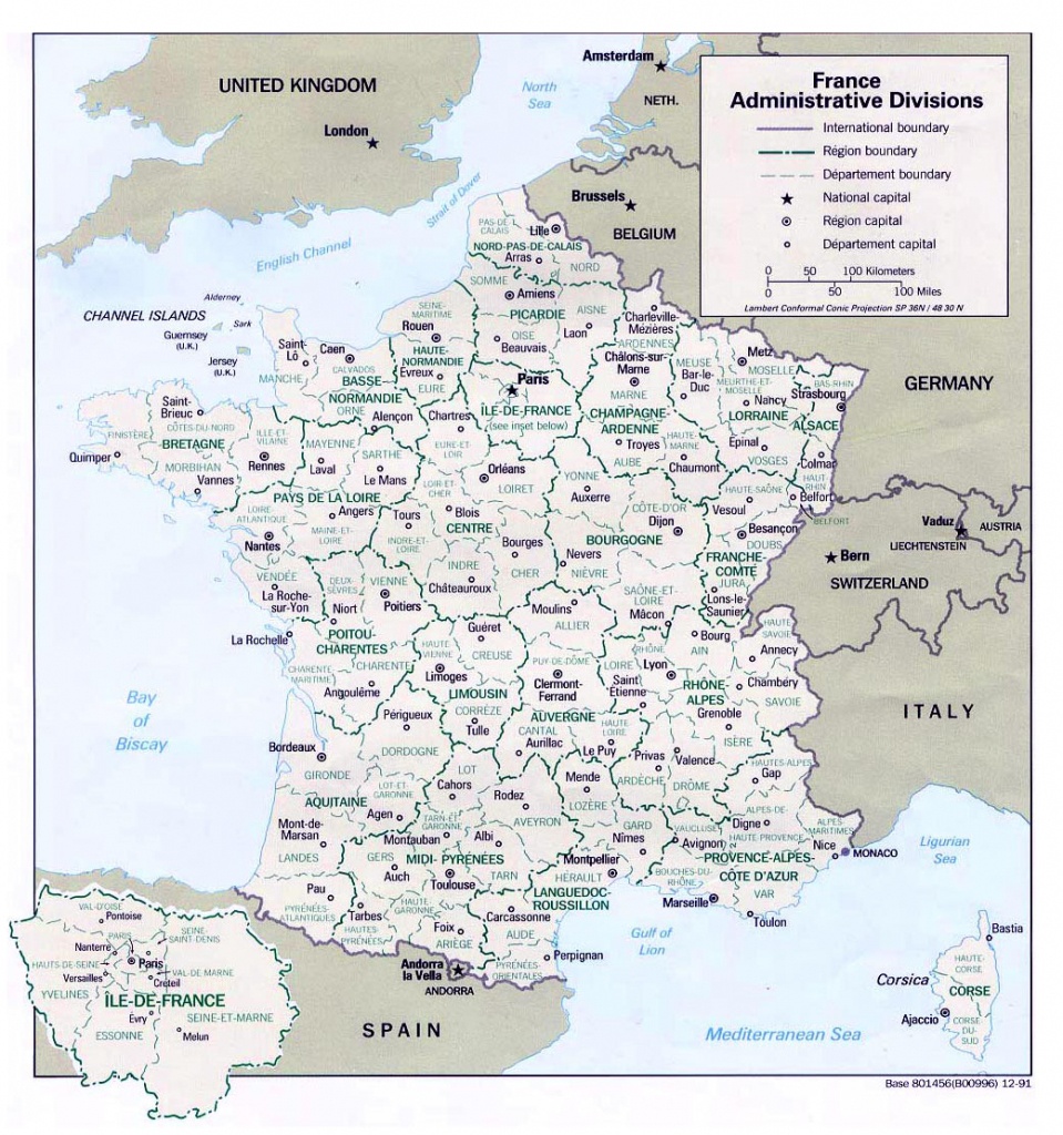 Maps Of France | Detailed Map Of France In English | Tourist Map Of - Printable Map Of France With Cities