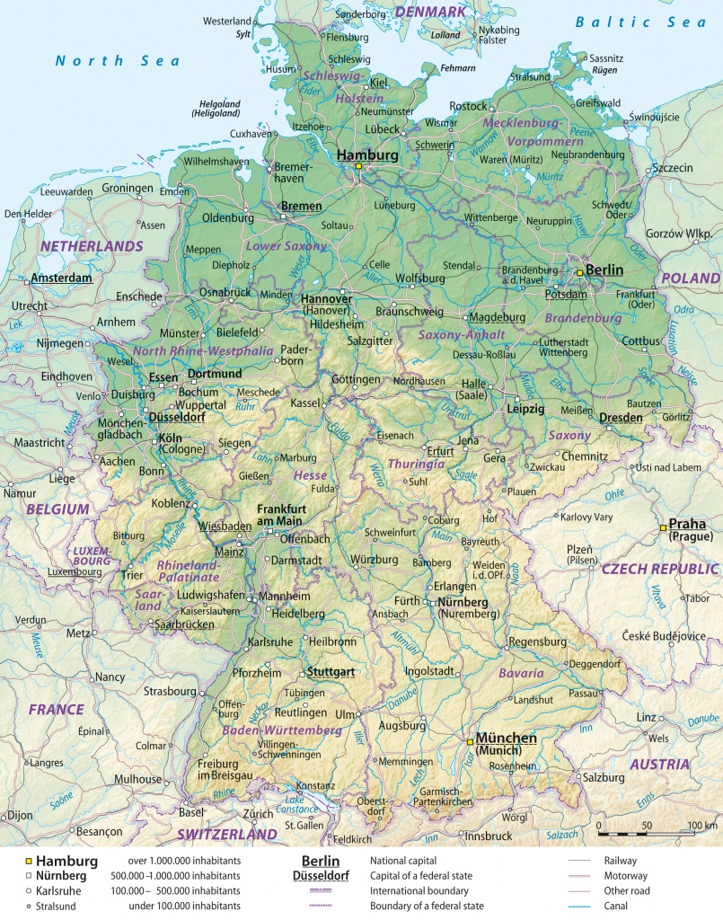 Maps Of Germany | Detailed Map Of Germany In English | Tourist Map - Free Printable Map Of Germany