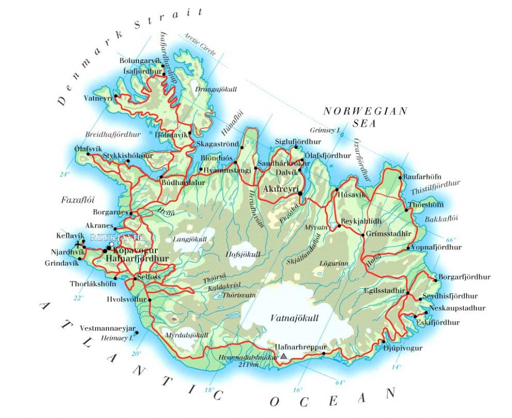 Maps Of Iceland | Detailed Map Of Iceland In English |Tourist Map Of - Printable Road Map Of Iceland