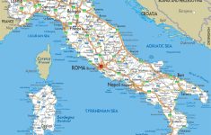 Printable Map Of Italy With Cities And Towns