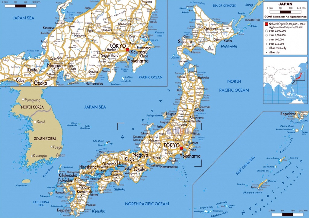 map of japan scenery in august