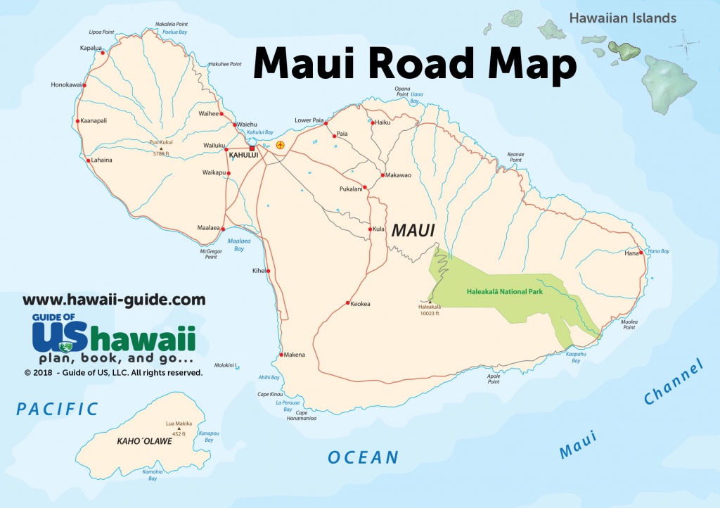 Large Kauai Island Maps For Free Download And Print High Printable