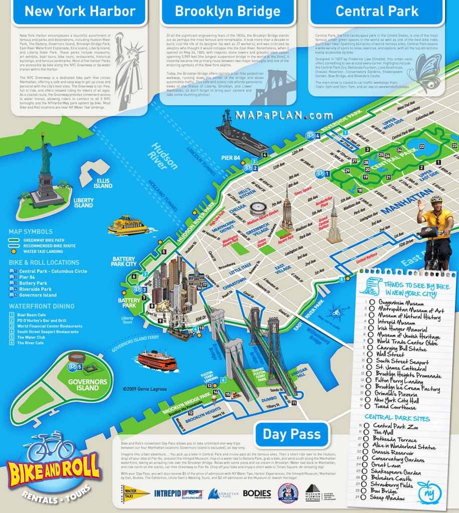 Maps Of New York Top Tourist Attractions - Free, Printable - Printable Map Of New York City Tourist Attractions