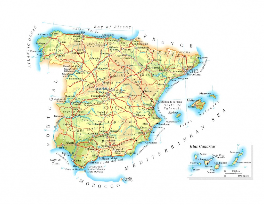 Maps Of Spain | Detailed Map Of Spain In English | Tourist Map (Map - Printable Map Of Spain