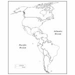 Maps Of The Americas Page 2 Within Blank Map Of The Americas   Western Hemisphere Map Printable
