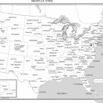 Maps Of The United States   Free Printable Us Map With States And Capitals