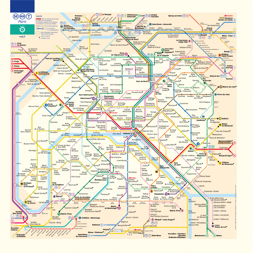Maps | Ratp.fr - Printable Paris Metro Map