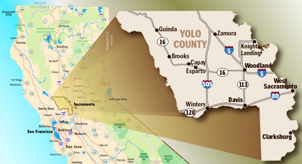 Maps &amp;amp; Transportation Overview - Visit Yolo County California, Davis - Davis California Map