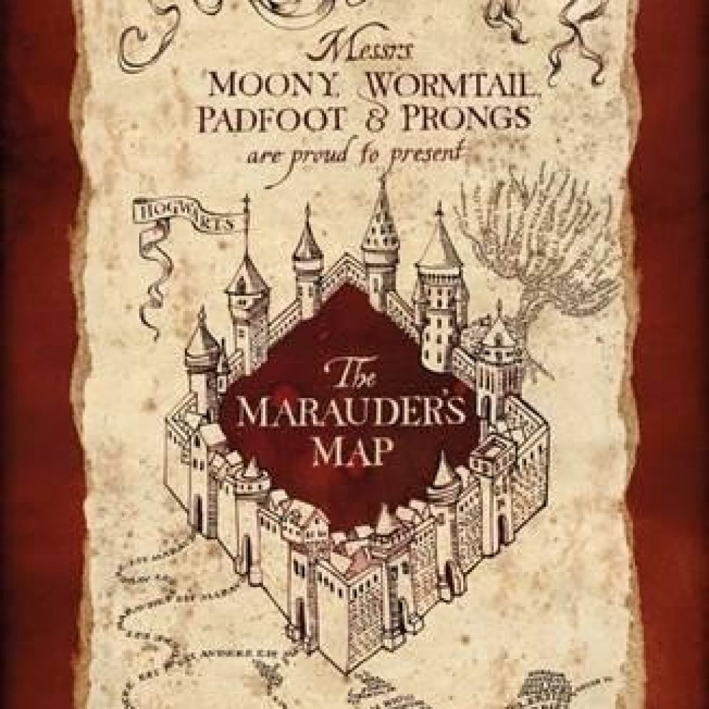 Marauders Map Printable Harry Potter Marauder S Posters At - Marauder&amp;#039;s Map Replica Printable
