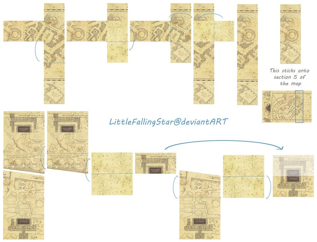 Marauders Map Template – Dltemplates - Marauders Map Template Printable