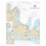 Martha's Vineyard Nautical Chart Sailcloth Print | Coastal Decor   Martha&#039;s Vineyard Map Printable